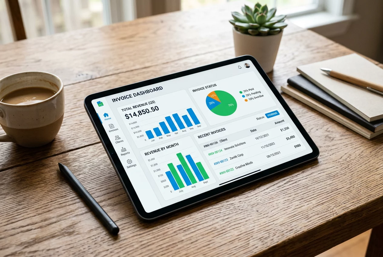 System KSeF na tablecie